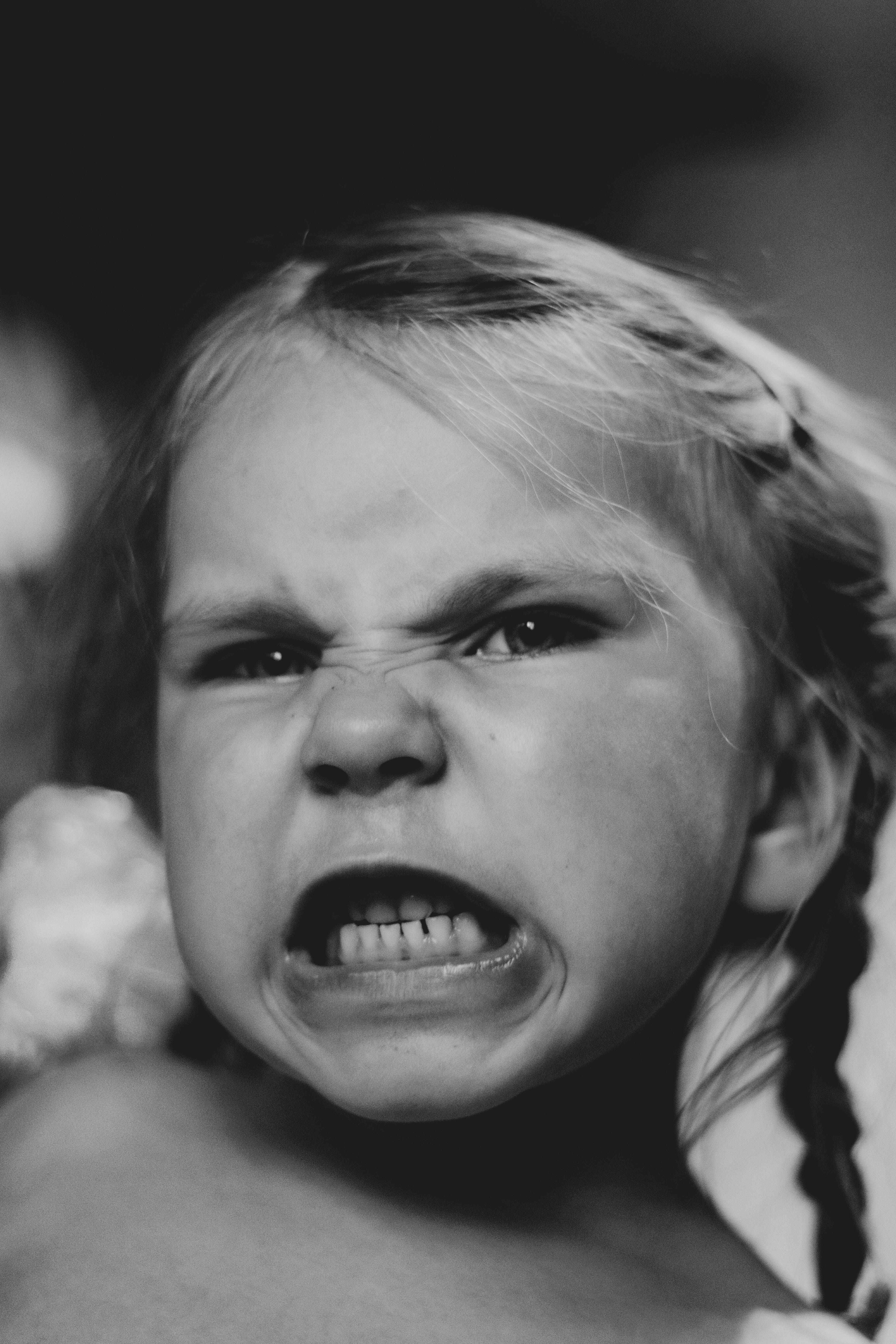 girl child angry